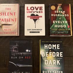BOOK BUNDLE- FICTION/MYSTERY THRILLER & SELF HELP