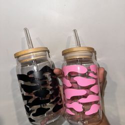 Cow Print Cup