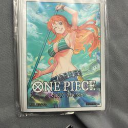 One Piece Card Game Promo Nami Sleeve Card protection 10 Sleeves Standard Size