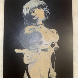 Rei Waifu Wood Board 