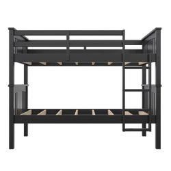 Kids Twin Over Twin Bunk Bed