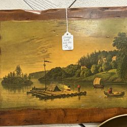 Solid Wood Vintage Art