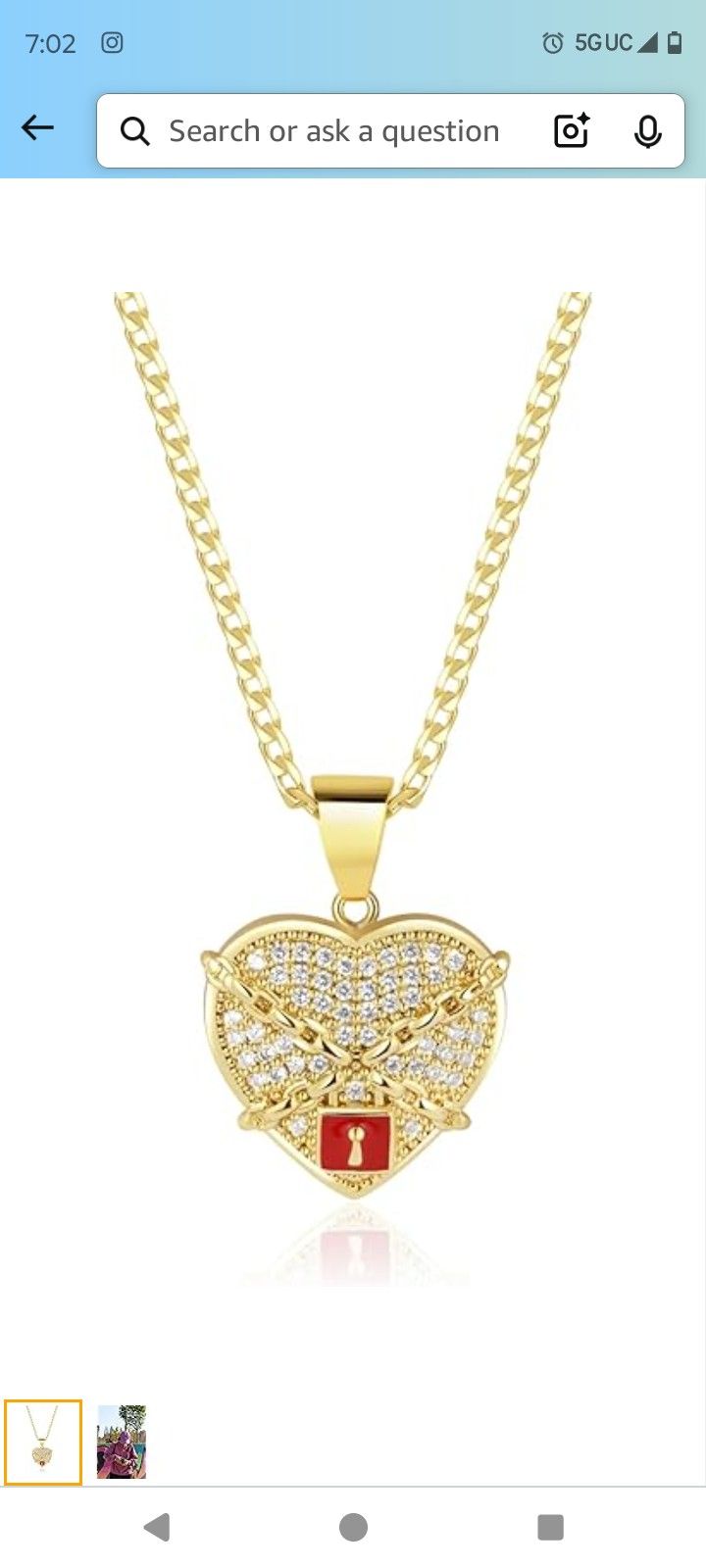 Love Lock Necklace 