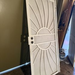 Metal Protector Door. 80 Length   36 1/2 Width 