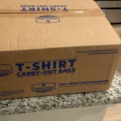 Box Of Carry - Out Bags White 