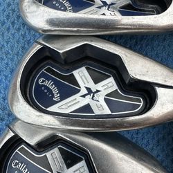 Callaway X-18 Iron Set With Graphite Shafts