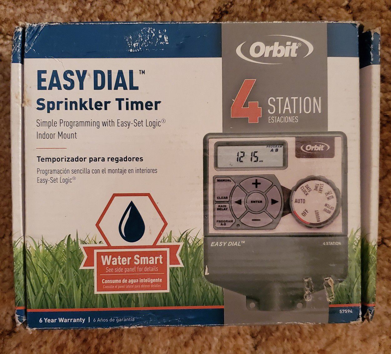 Orbit Easy Dial Sprinkler Timer 57594