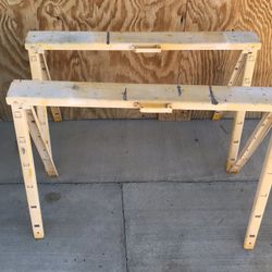 Metal Folding Saw Horses 