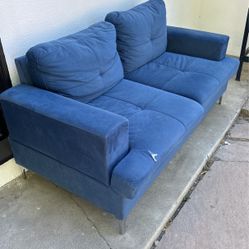 Firm Blue Couch