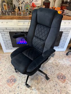 BRAND NEW** GEUBEKEI Fabric High Back Office Chair, Thick Padded Ergonomic Computer Desk Chair