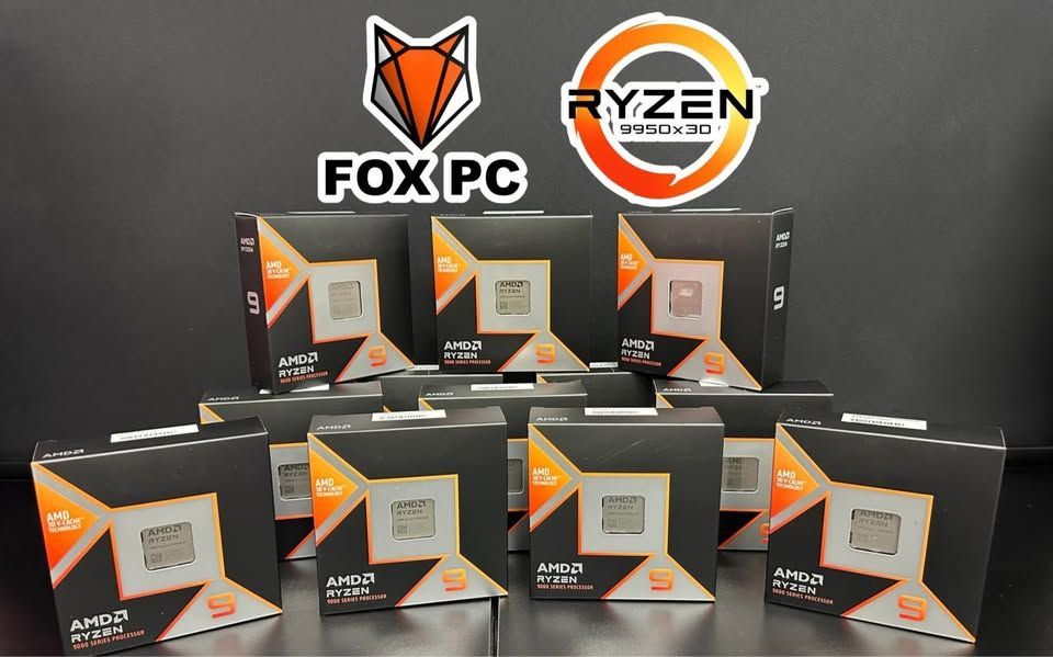 *NEW* AMD Ryzen 9 9950X3D Top Of The Line Gaming Processor CPU