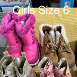 Girls Shoes & Boots - Size 6