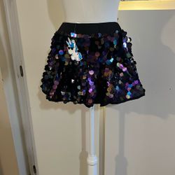 Sequin Iheart Raves Skirt Size Medium 
