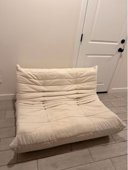 Togo style love seat couch