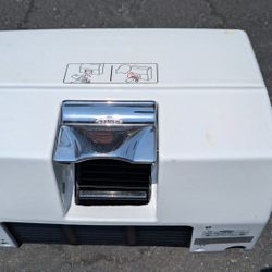 Bobrick Hand Dryer Air Drying Machine Cast Iron & Porcelain "Vandal Proof" B700 Made In USA Works Well Automatic Wall Mount Commercial 