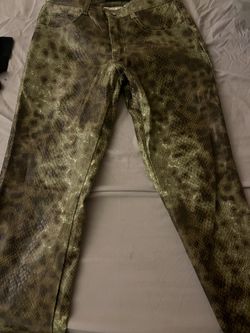 Revolt Snake Denim Roberto Cavalli Style