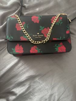 Kate Spade Madison Ditsy Rose Toss Printed Saffiano