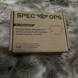 Spec Ops Hog Ring Staples