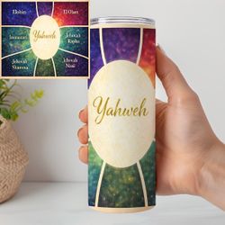 Sacred Yahweh  Tumbler-Christian  Faith 20oz Stainless Steel 