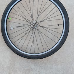 2-26-in aluminum Bicycle wheels with tires and tubes