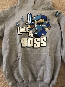 New w/o tags Minecraft sweatshirt yxl