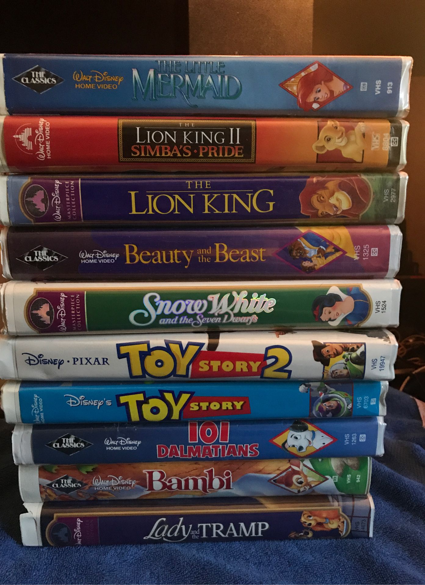 Disney VHS tapes