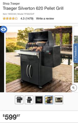Traeger Silverton 620 Pellet Grill. Good Conditions 
