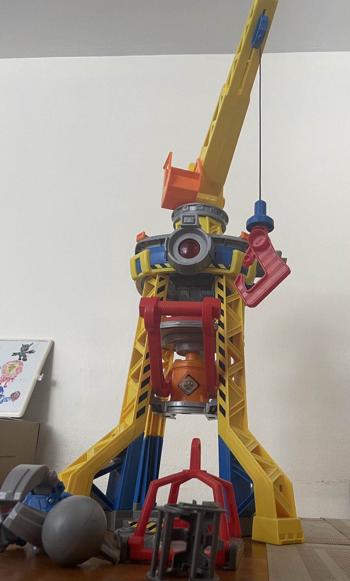 Paw patrol Figures And Vehicles Plus Construction Crane With All Parts
