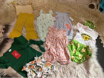Baby clothes size 12/18 - 24 months All New All For $35 firm.