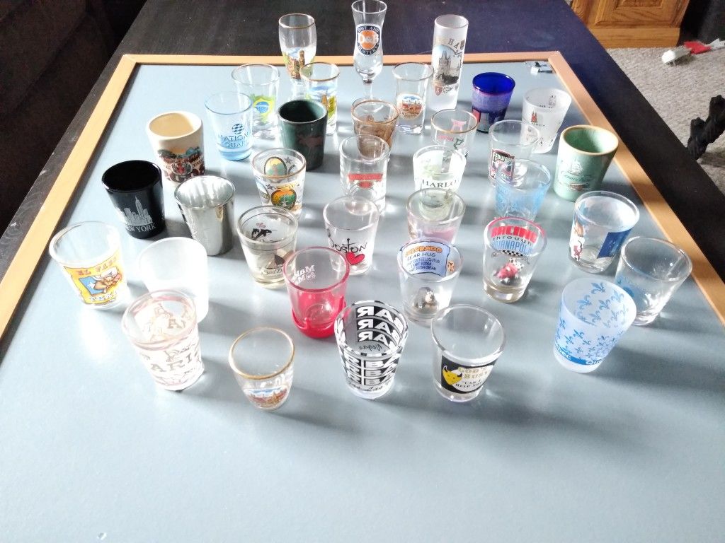 Collection of Shot Glasses - Worldwide!