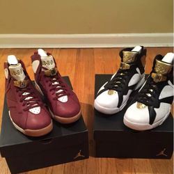 Air Jordan retro 7 champion pack cigar champagne size 9.5 retro 1 retro 11 curry foamposite KD yeezy