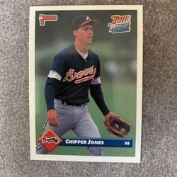 1993 Donruss Chipper Jones card 721 rated rookie