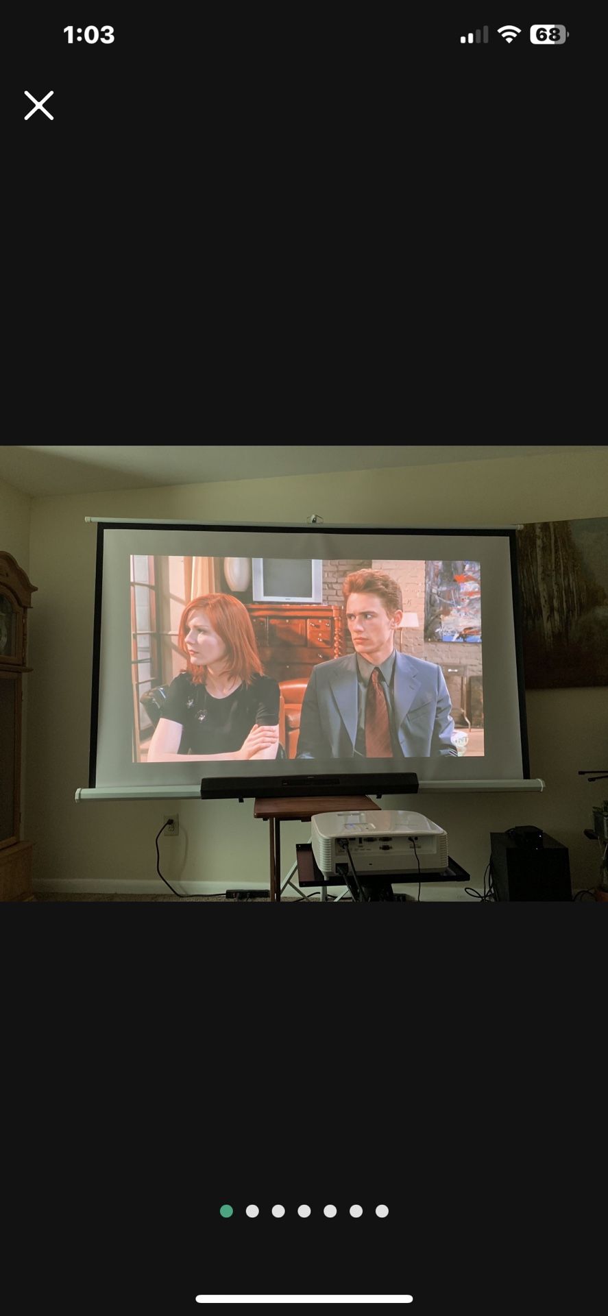 4k Projector W 100 Inch Screen 