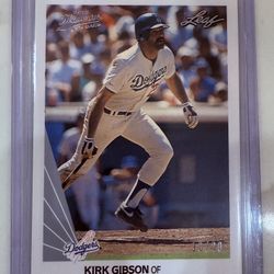 2012 Leaf Memories 1990 Leaf Buyback Silver Foil 13 /20 Kirk Gibson #173 Rare