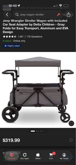 Jeep wagon stroller