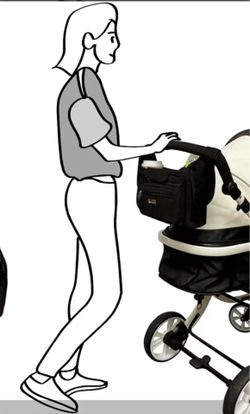 Stroller organizer bag
