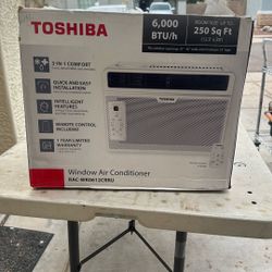 New Toshiba 6,000 BTU Window AC – Still in Box