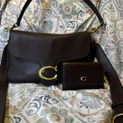 coach maple soft tabby with wallet 