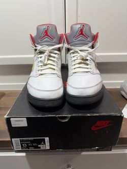 Nike Air Jordan 5 Retro Fire Red Size 13