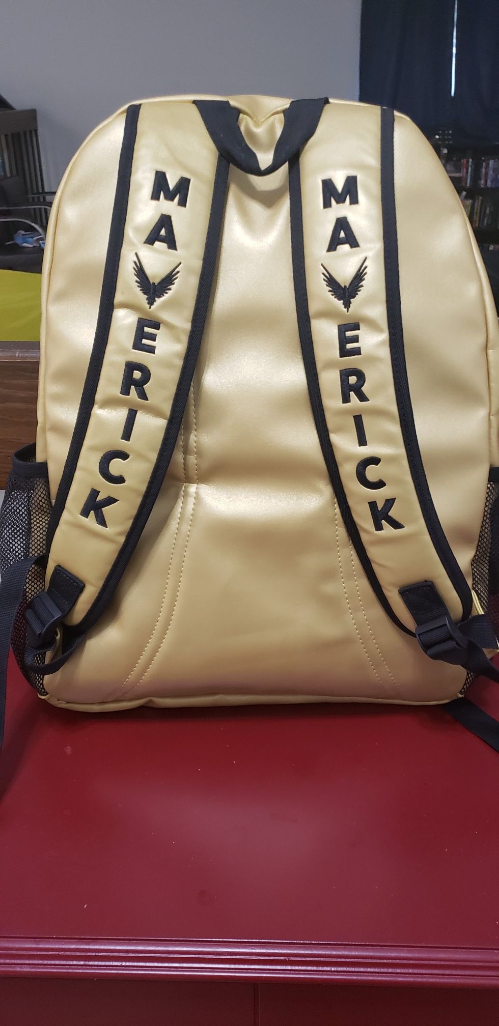 Jake paul gold backpack deals