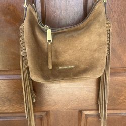 MK michael Kors Fringe Brown Purse