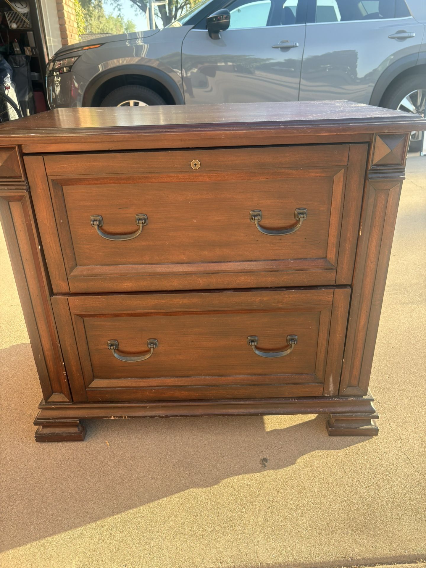 Wood Credenza/dresser/file Cabinet
