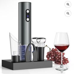 Electric Wine Opener Gift Set