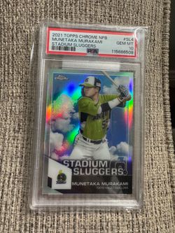 2021 Topps Chrome NPB Munetaka Murakami Stadium Sluggers SL-4 PSA 10