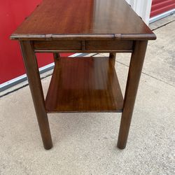 MCM bamboo style side table