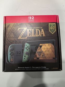 Nintendo Switch 2 Legend of Zelda 40th Anniversary Edition
