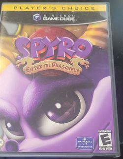Spyro: Enter the Dragonfly (Nintendo GameCube) - WITH MANUAL