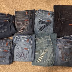 7 for all mankind jeans size 26