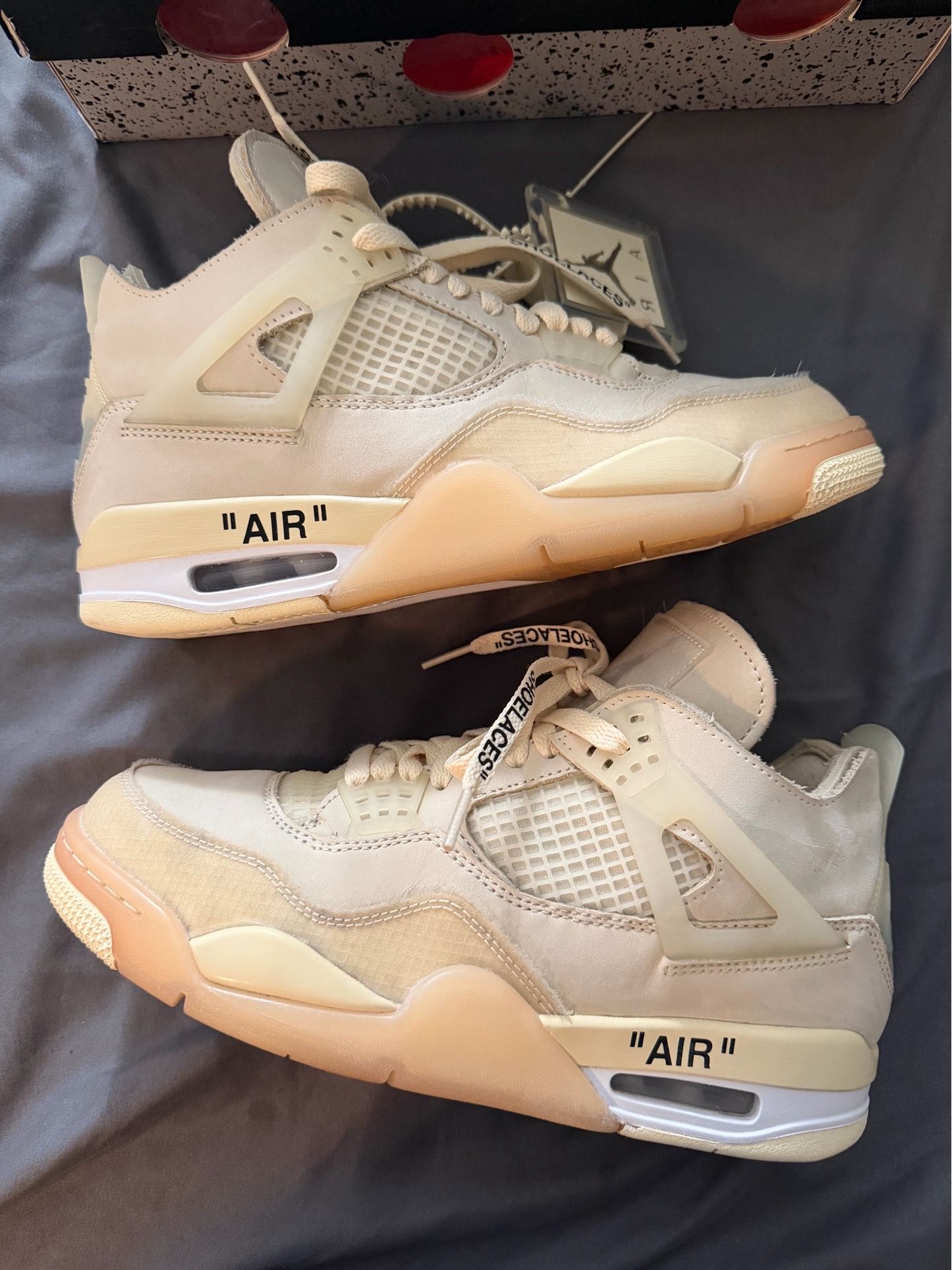 Jordan 4 Retro ‘Off-White Sail’ Size 8M 9.5W