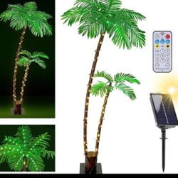 Palm Tree Solar Light